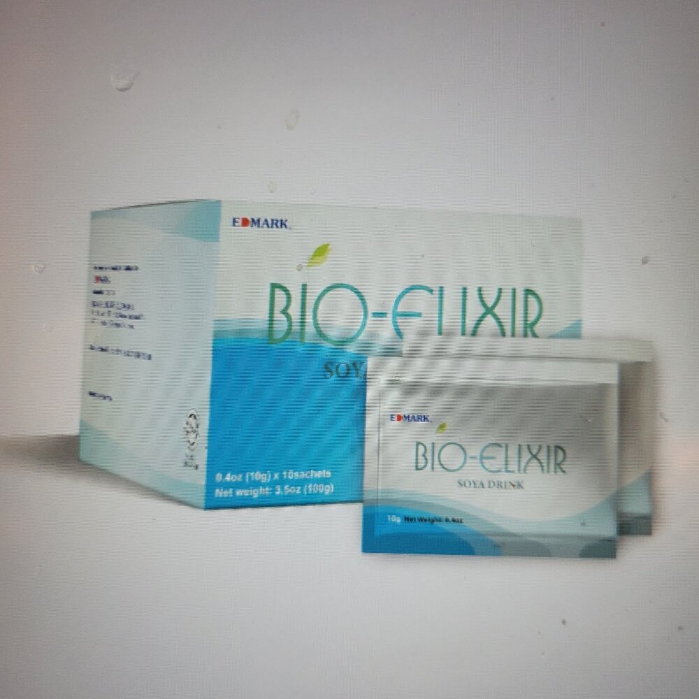 Edmark Bio-Elixir Soy Drink – Strawberry Flavor Low-Calorie Nutritional Mix